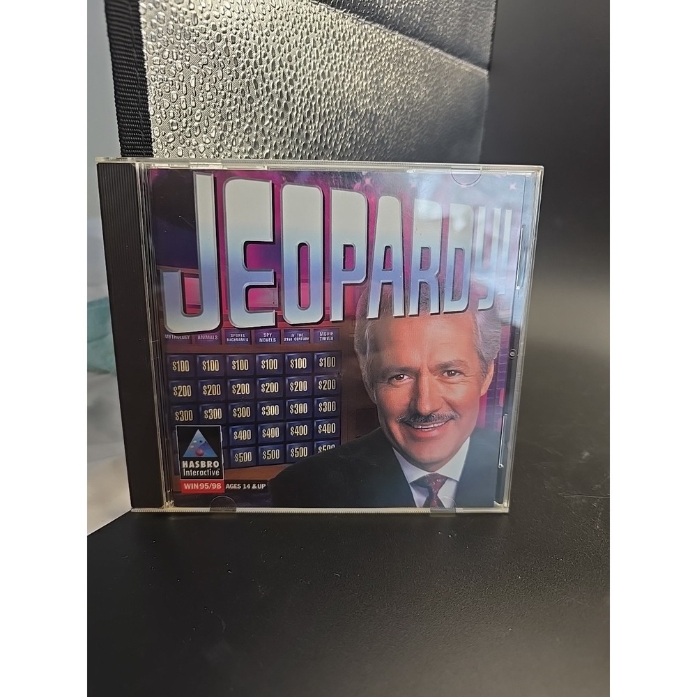 Jeopardy! CD-ROM 1998 PC Video Game, Windows‎ 95/98 Hasbro Interactive
